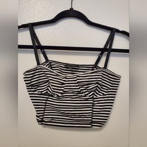 Aritzia Talula Striped Bustier